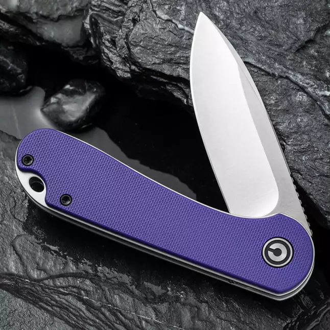 Ніж складаний кишеньковий Civivi Elementum, (7.5 см) D2 / G10 фіолетовий — Photo 3