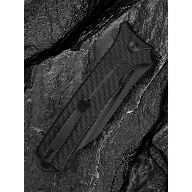 Ніж складаний туристичний Civivi Neurohaptic, (9.5 см) Nitro-V / G10 чорний — Photo 13