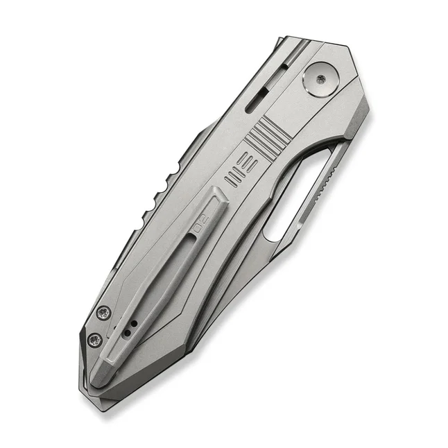 Ніж складаний туристичний Weknife Bogey (9.3 см) Bohler M390 / Titanium сірий — Photo 4