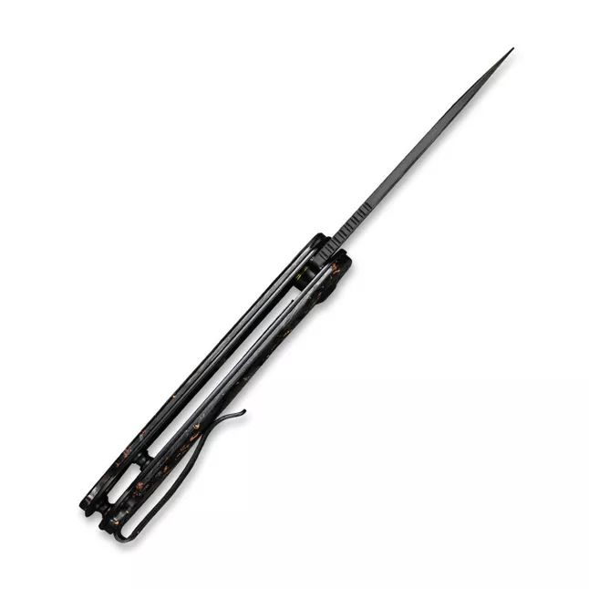 Ніж складаний кишеньковий Civivi Elementum, (7.5 см) Damascus / Carbon Fiber чорний — Photo 2