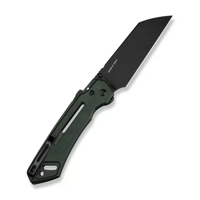 Ніж складаний тактичний Civivi Buster FG, (10.7 см) Nitro-V / Micarta темно-зелений — Photo 1