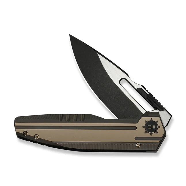 Ніж складаний туристичний Weknife Reveille (9.7 см) Bohler M390 / Titanium бронзовий — Photo 2