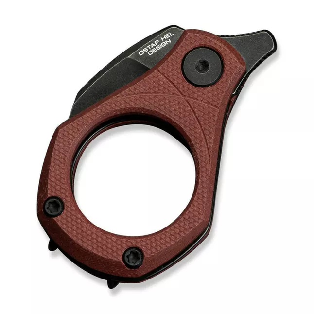 Ніж складаний кишеньковий Civivi Pyrus, (1.6 см) 14C28N / G10 темно-червоний — Photo 5