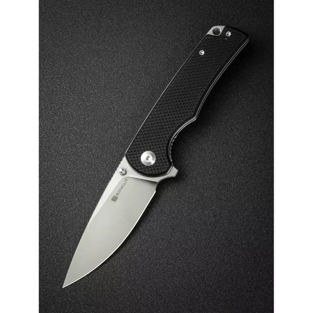 Ніж складаний туристичний Sencut Praktisk, (9.1 см) 9Cr18MoV / G10 чорний — Photo 8