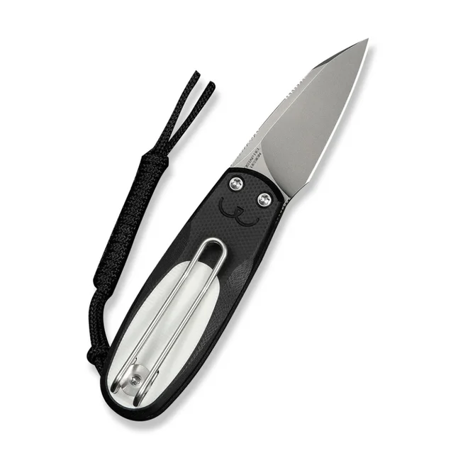 Ніж складаний кишеньковий Civivi Purr, (4.65 см) Nitro-V / G10 чорний/білий — Photo 1