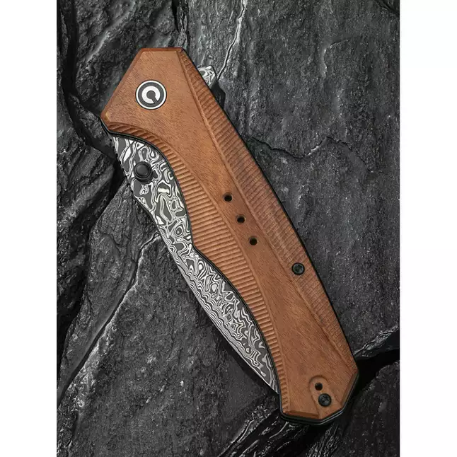 Ніж складаний туристичний Civivi Photonix, (9.4 см) Damascus / Guibourtia Wood — Photo 12