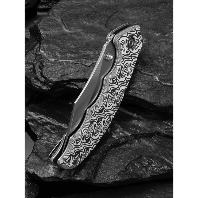 Ніж складаний туристичний Civivi Pentad (8.8 см) Nitro-V / Micarta чорний/білий — Photo 10