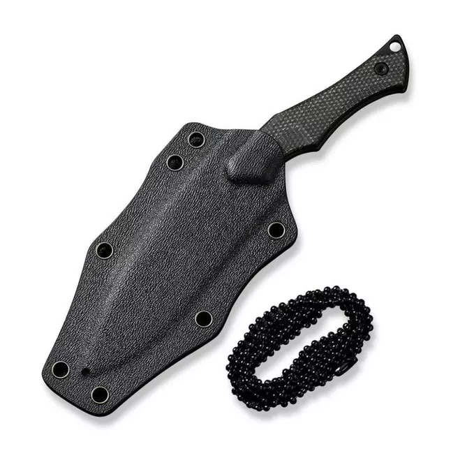 Ніж фіксований тактичний Civivi Vaquita II, (8.1 см) Nitro-V / Micarta чорний — Photo 3