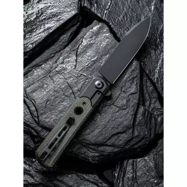 Ніж складаний туристичний Civivi Banneret, (8.8 см) Nitro-V / Stainless &amp; Micarta чорний — Photo 9