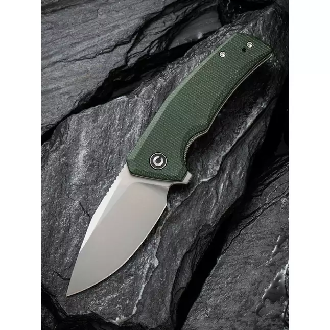 Ніж складаний кишеньковий Civivi Regulatron, (7.6 см) Nitro-V / Micarta темно-зелений — Photo 9
