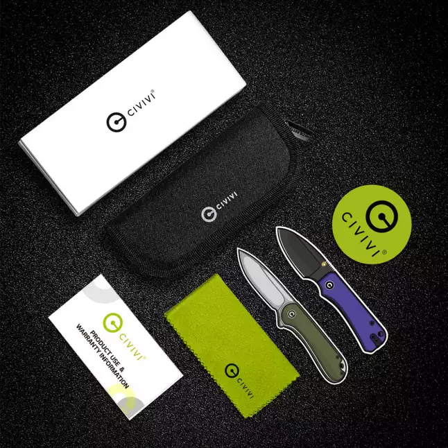 Ніж складаний кишеньковий Civivi Baby Banter, (5.9 см) Nitro-V / Guibourtia Wood — Photo 17