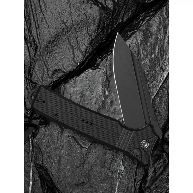 Ніж складаний туристичний Civivi Neurohaptic, (9.5 см) Nitro-V / G10 чорний — Photo 11