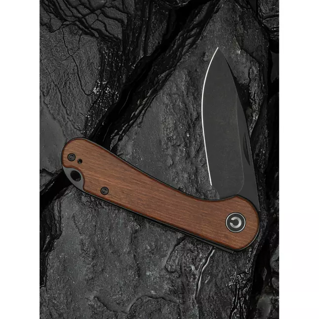 Ніж складаний кишеньковий Civivi Elementum Slip Joint, (7.5 см) 14C28N / Guibourtia Wood — Photo 11