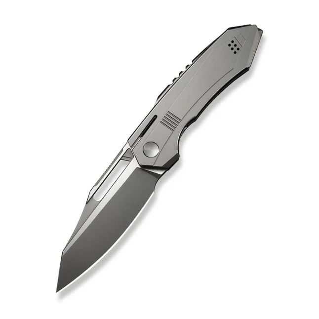 Ніж складаний туристичний Weknife Bogey (9.3 см) Bohler M390 / Titanium сірий