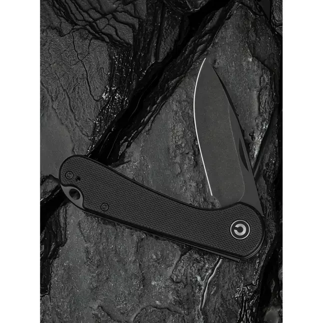 Ніж складаний кишеньковий Civivi Elementum Slip Joint, (7.5 см) 14C28N / G10 чорний — Photo 11