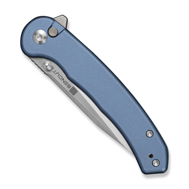 Нож складной туристический Sencut Ingot (8.2 см) D2 / Aluminum синий — Photo 3