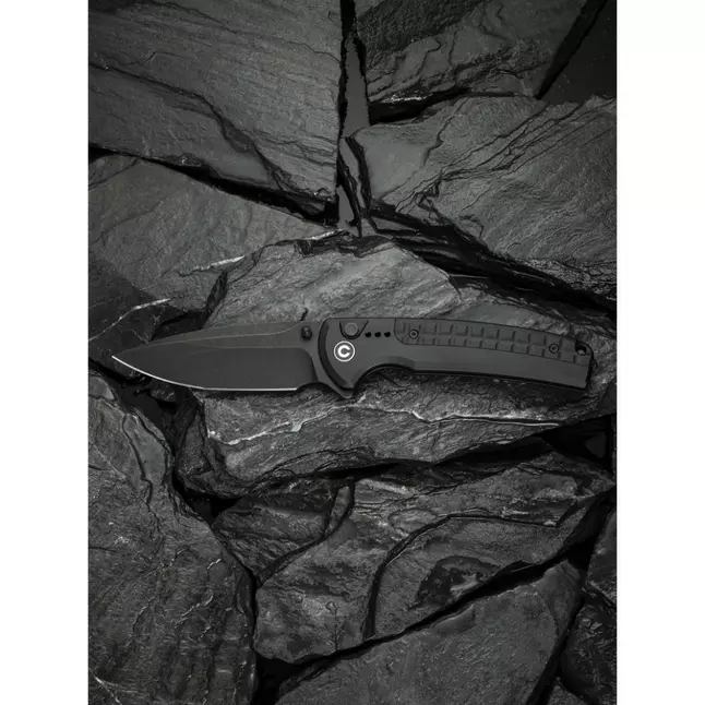 Ніж складаний туристичний Civivi Sentinel Strike II, (9.4 см) Nitro-V / Aluminum &amp; FRN чорний — Photo 16