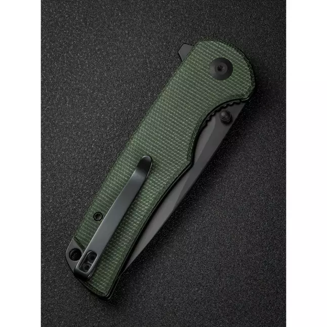 Ніж складаний туристичний Sencut Praktisk, (9.1 см) 9Cr18MoV / Micarta темно-зелений — Photo 12