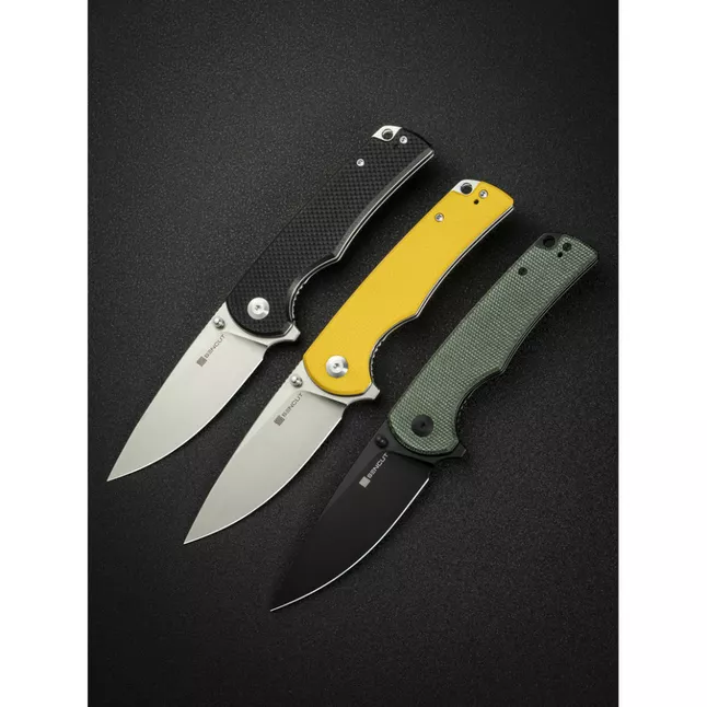 Ніж складаний туристичний Sencut Praktisk, (9.1 см) 9Cr18MoV / G10 чорний — Photo 16