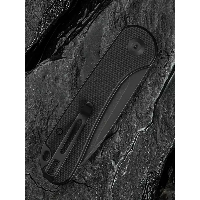 Ніж складаний кишеньковий Civivi Elementum Slip Joint, (7.5 см) 14C28N / G10 чорний — Photo 13