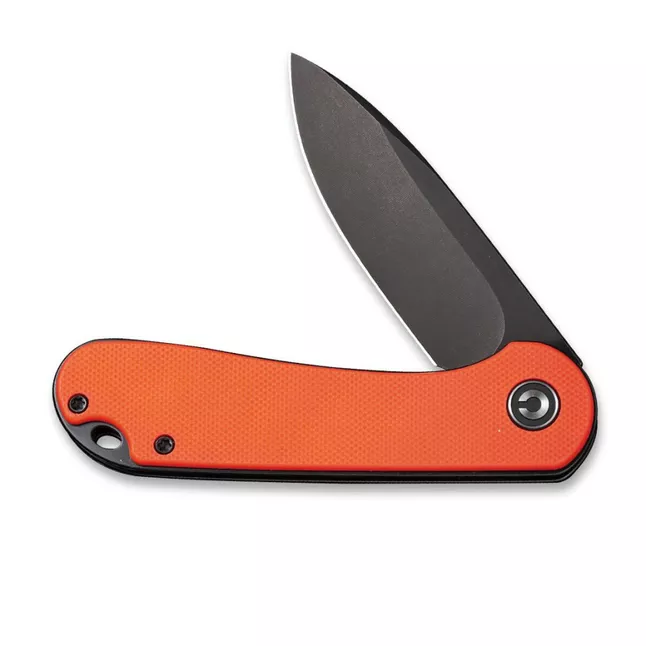 Ніж складаний кишеньковий Civivi Elementum, (7.5 см) чорне лезо D2 / G10 помаранчевий — Photo 3