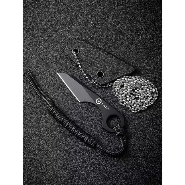 Ніж фіксований тактичний Civivi Gramis, (2.6 см) 14C28N чорний — Photo 14