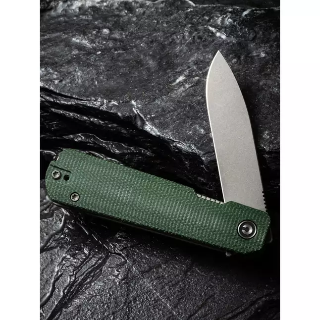Ніж складаний кишеньковий Civivi Sendy, (7.2 см) Nitro-V / Micarta темно-зелений — Photo 13