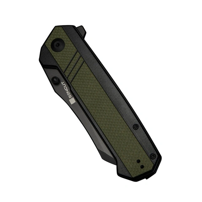 Ніж складаний туристичний Sencut Draxor, (9.4 см) 9Cr18MoV / G10 темно-зелений — Photo 2