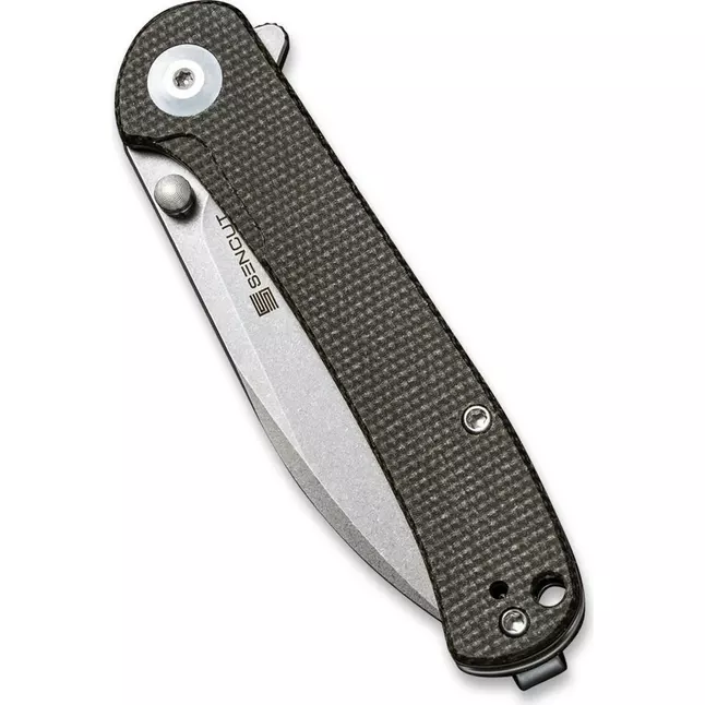 Ніж складаний кишеньковий Sencut Scepter, (7.5 см) 9Cr18MoV / Micarta сірий — Photo 4