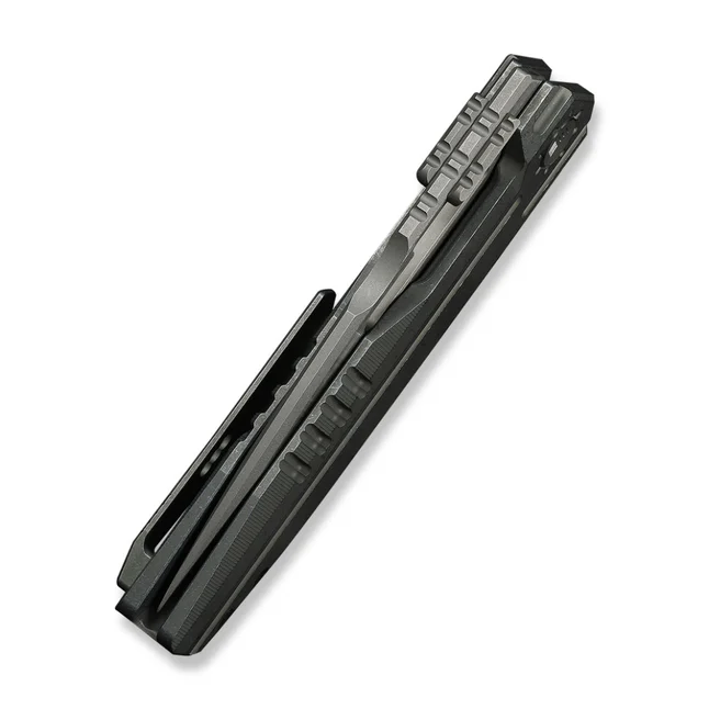Нож складной туристический Weknife Reveille (9.7 см) Bohler M390 / Titanium оливково-серый — Photo 5