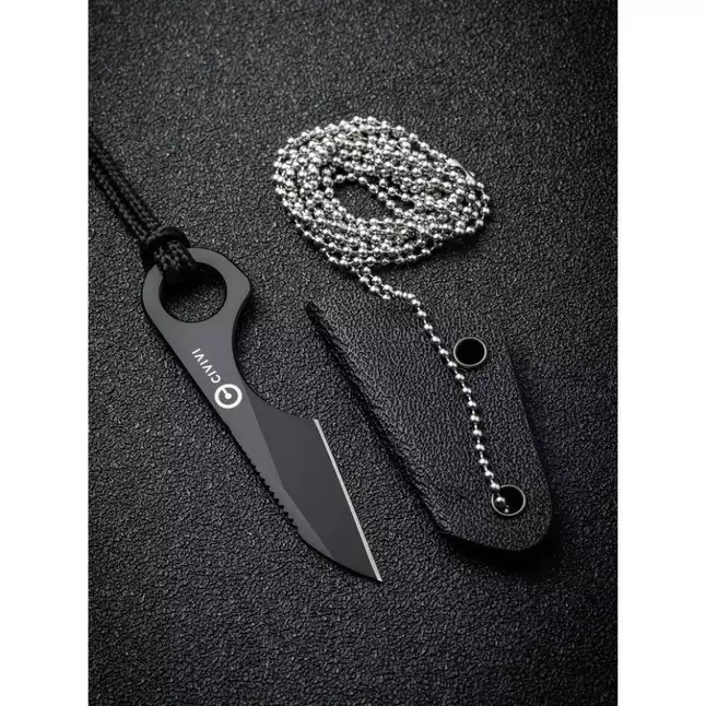 Ніж фіксований тактичний Civivi Gramis, (2.6 см) 14C28N чорний — Photo 16