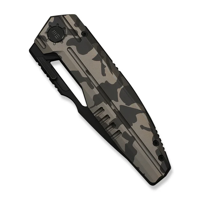 Нож складной туристический Weknife Reveille (9.7 см) Bohler M390 / Titanium песочно-бежевый — Photo 3