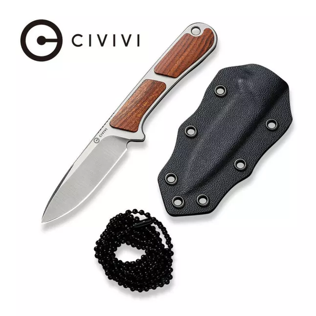 Нож фиксированный тактический Civivi Mini Elementum, (5.7 см) Nitro-V / Guibourtia Wood — Photo 7