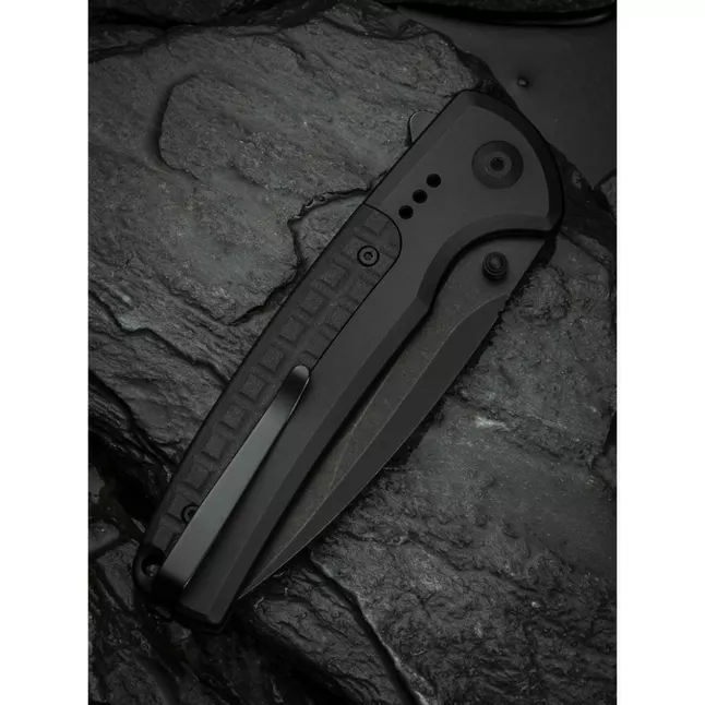 Ніж складаний туристичний Civivi Sentinel Strike II, (9.4 см) Nitro-V / Aluminum &amp; FRN чорний — Photo 13