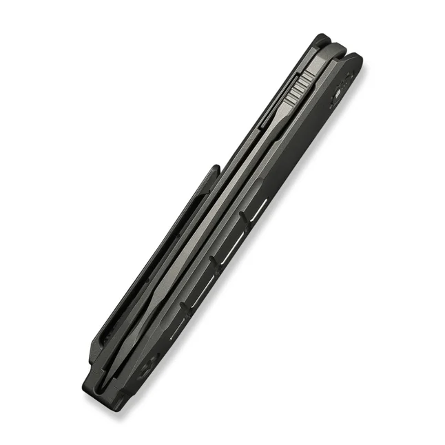 Нож складной туристический Weknife Hull (9.9 см) Bohler M390 / Titanium серый — Photo 5