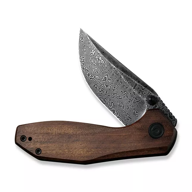 Ніж складаний кишеньковий Civivi ODD 22, (7.5 см) Damascus / Guibourtia Wood — Photo 2