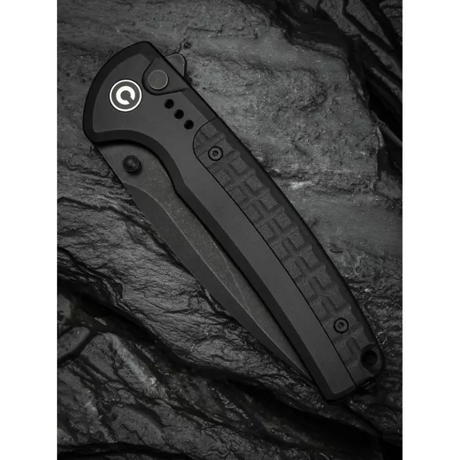 Ніж складаний туристичний Civivi Sentinel Strike II, (9.4 см) Nitro-V / Aluminum &amp; FRN чорний — Photo 12