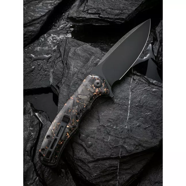 Ніж складаний туристичний Civivi Praxis, (9.5 см) 9Cr18MoV / Carbon Fiber &amp; Resin — Photo 9