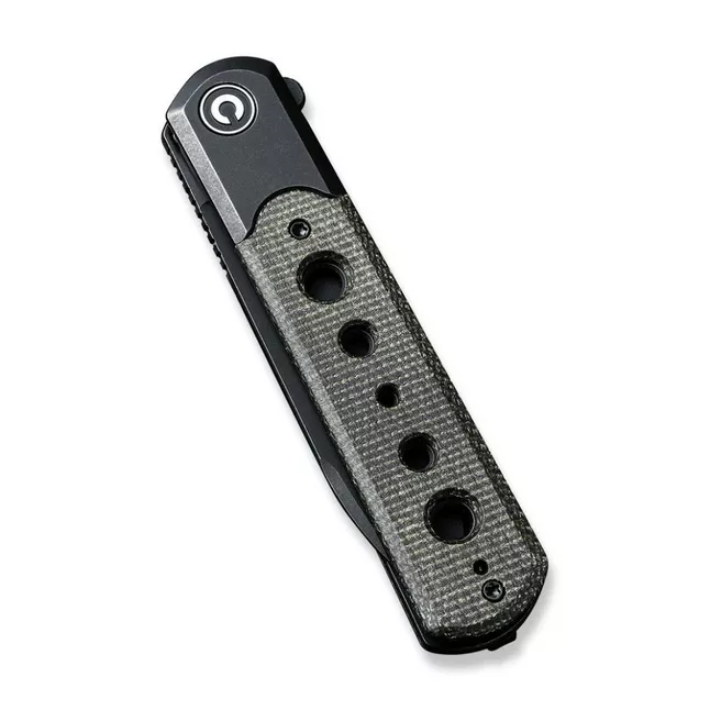 Ніж складаний туристичний Civivi Banneret, (8.8 см) Nitro-V / Stainless &amp; Micarta чорний — Photo 3