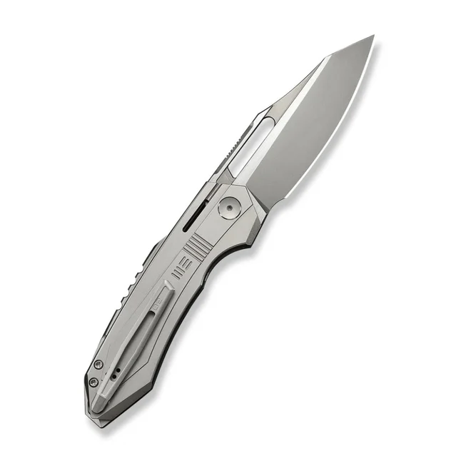 Ніж складаний туристичний Weknife Bogey (9.3 см) Bohler M390 / Titanium сірий — Photo 1