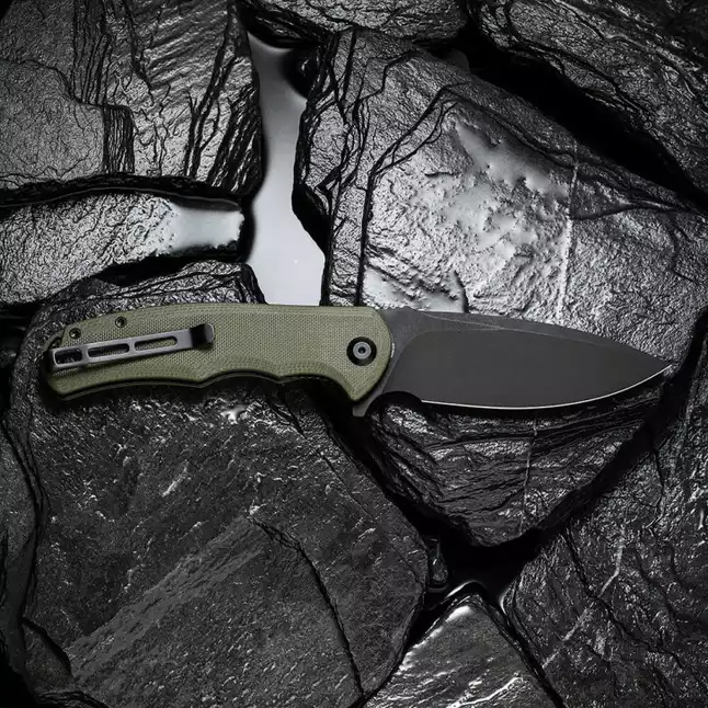 Ніж складаний туристичний Civivi Praxis, (9.5 см) 9Cr18MoV / G10 зелений — Photo 8