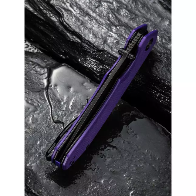 Ніж складаний туристичний Civivi Brazen, (8.8 см) D2 / G10 фіолетовий — Photo 13