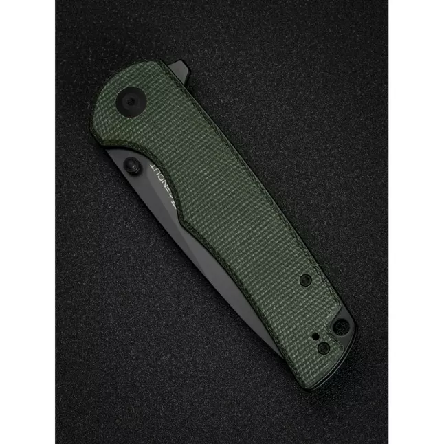 Ніж складаний туристичний Sencut Praktisk, (9.1 см) 9Cr18MoV / Micarta темно-зелений — Photo 11