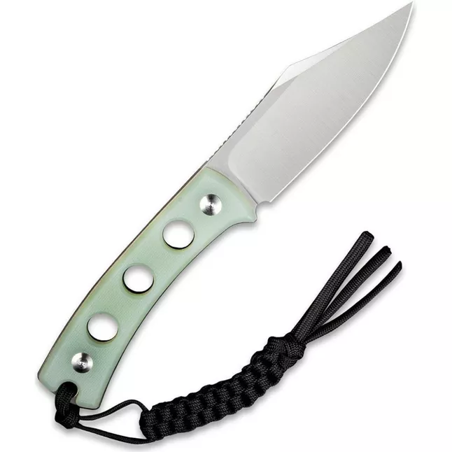 Нож фиксированный туристический Sencut Waxahachie, (9.4 см) 9Cr18MoV / G10 светло-зеленый — Photo 3