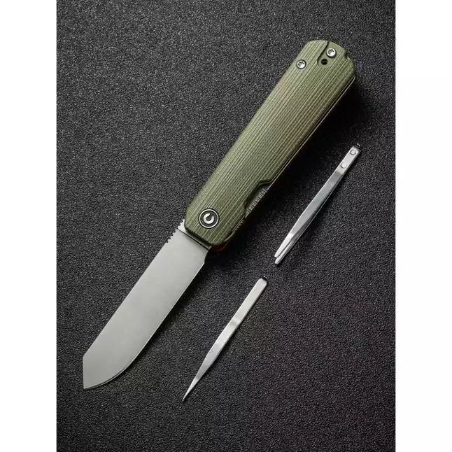 Ніж складаний кишеньковий Civivi Sendy, (7.2 см) Nitro-V / G10 темно-зелений — Photo 10