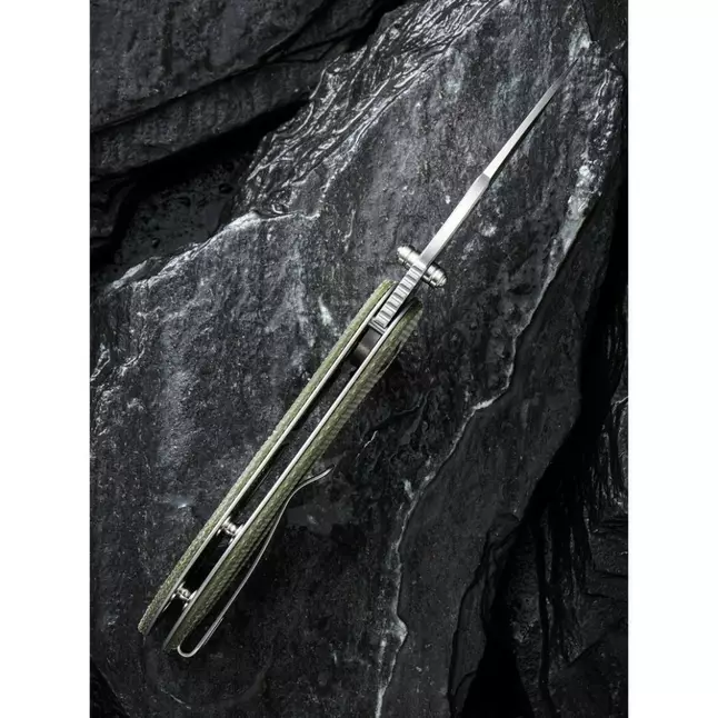 Ніж складаний кишеньковий Civivi Gordo, (6.4 см) D2 / Micarta оливковий — Photo 15