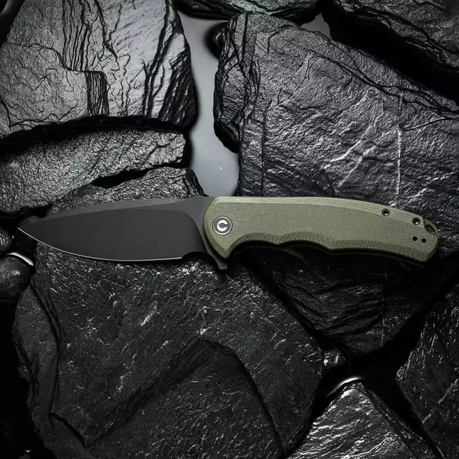 Ніж складаний туристичний Civivi Praxis, (9.5 см) 9Cr18MoV / G10 зелений — Photo 7