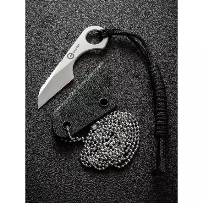 Нож фиксированный тактический Civivi Gramis, (2.6 см) 14C28N серый — Photo 9