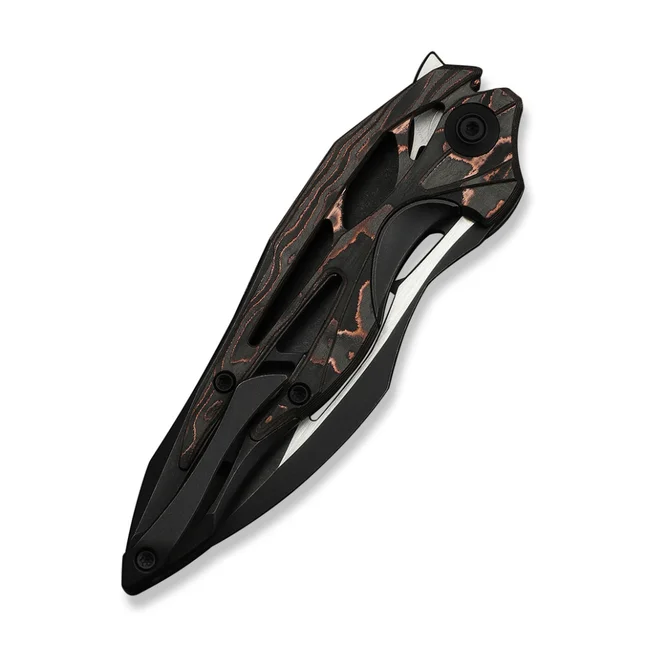 Нож складной туристический Weknife Arrakis (8.8 см) Vanax / Titanium черный — Photo 4