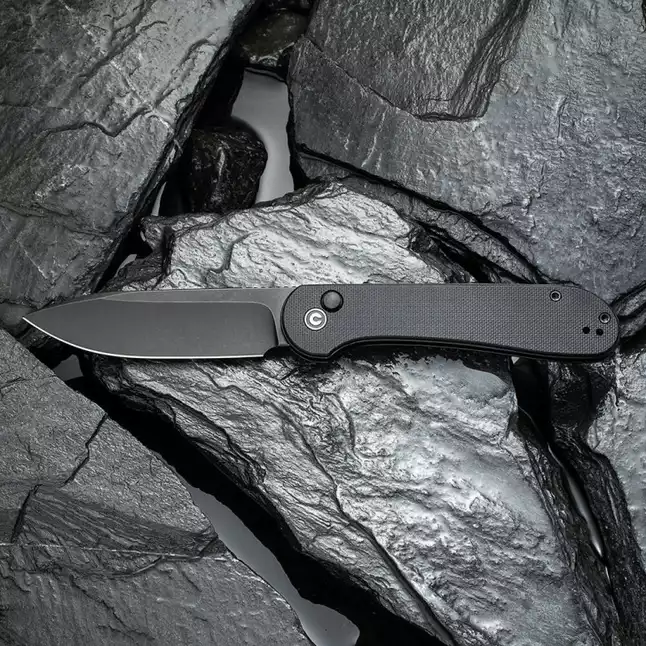 Ніж складаний туристичний Civivi Elementum Pocket, (8.9 см) 14C28N / G10 чорний — Photo 7